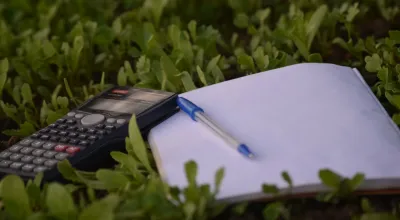 Calculator and notepad